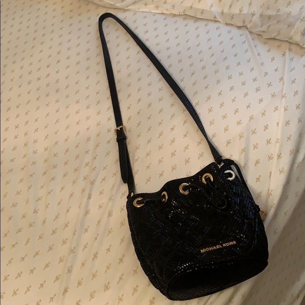 Michael Kors black crossbody bag
